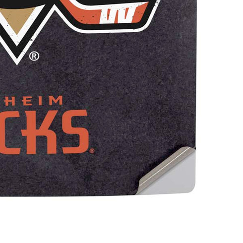 NHL Anaheim Ducks Distressed PS5 Console Skin